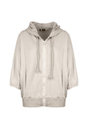 Women’s Knit 3/4 Sleeve Hoodie | M