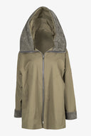 Women's Woven Zip-Up Long Sleeve Jacket | M