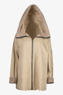 Women's Woven Zip-Up Long Sleeve Jacket | M