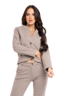 Women’s Woven Long Sleeve Blazer