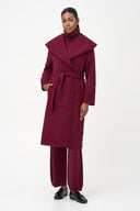 Women's Woven Long Coat | M