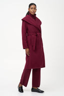 Women's Woven Long Coat | M