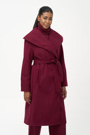 Women's Woven Long Coat | M