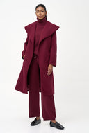 Women's Woven Long Coat | M