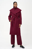 Women's Woven Long Coat | M