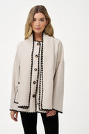 Women's Woven Button-Down Hip-Length Coat | M