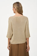 Women's Knit Boat-Neck Sweater | M