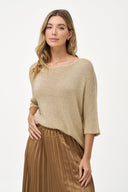 Women's Knit Boat-Neck Sweater | M