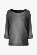 Women's Knit Boat-Neck Sweater | M