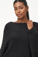 Women's Knit Boat-Neck Sweater | M