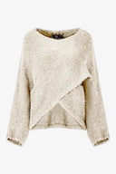 Women's Knit Boat-Neck Sweater | M