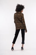 Women’s Knit Long Sleeve Sweater. Composition: 95% Acrylic and 5% Elastane. 