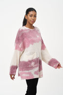 Women's Wide Crew-Neck Sweater | M