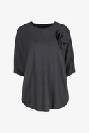 Women's Knit Short Sleeve Crew-Neck Sweater | M