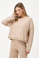Women's Knit Crew-Neck Sweater | M