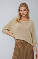 Women's Knit Boat-Neck Sweater | M