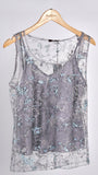Ema&Carla - Floral Embroidered Sleeveless Top