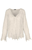 M Made in Italy - Crochet Embroidered Top