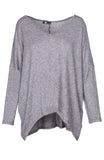 M Made in Italy - Long Sleeve Pullover Plus Size