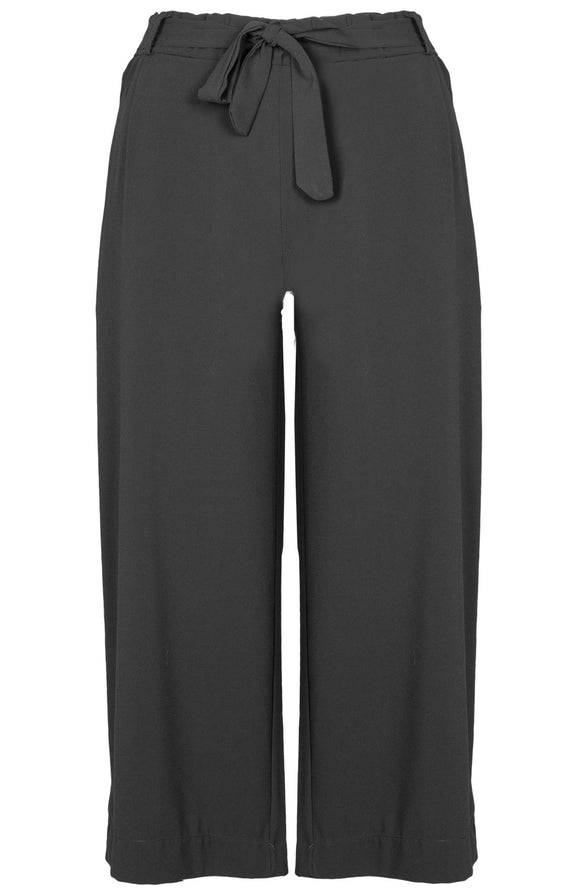 M Made in Italy - Wide Leg Tie-Front Pants Plus Size