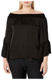 M Made in Italy Women's - Off The Shoulder Top Plus Size