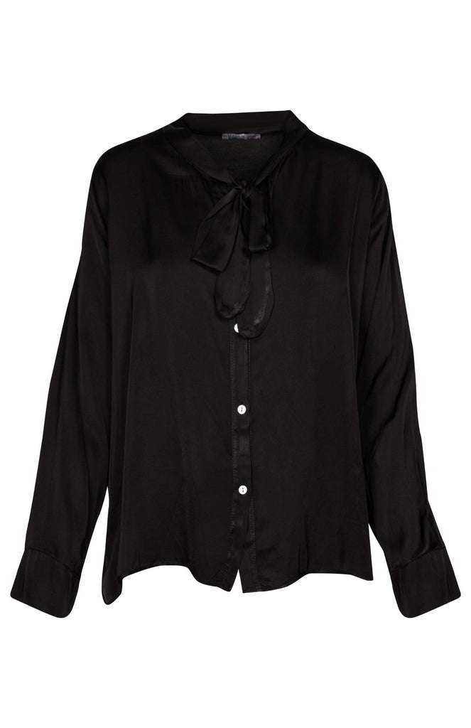 M Made in Italy - Tie-Neck Blouse